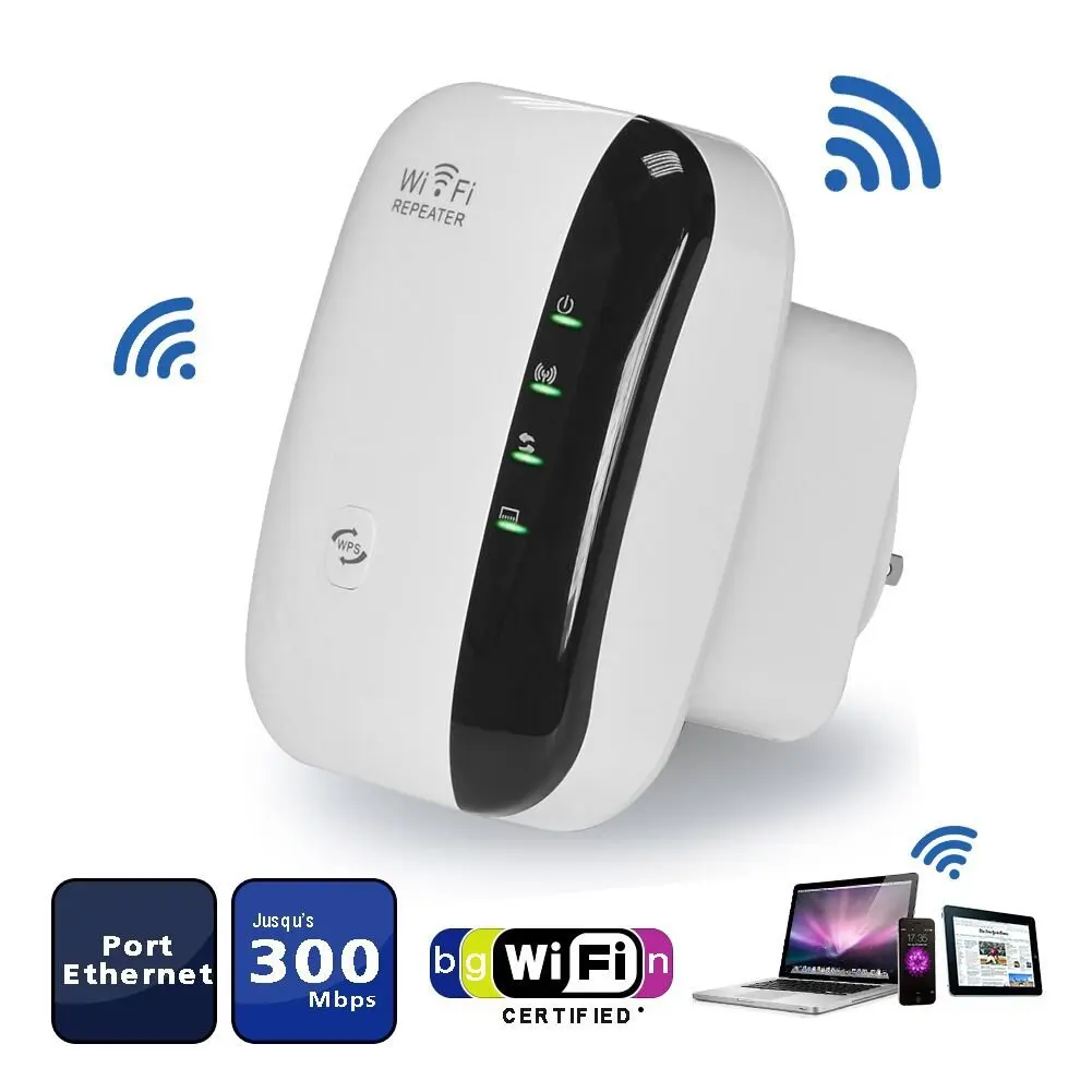 

Wireless WiFi Repeater WiFi Extender 300Mbps Router WiFi Signal Amplifier Wi Fi Booster Long Range Wi-Fi Repeater Access Point