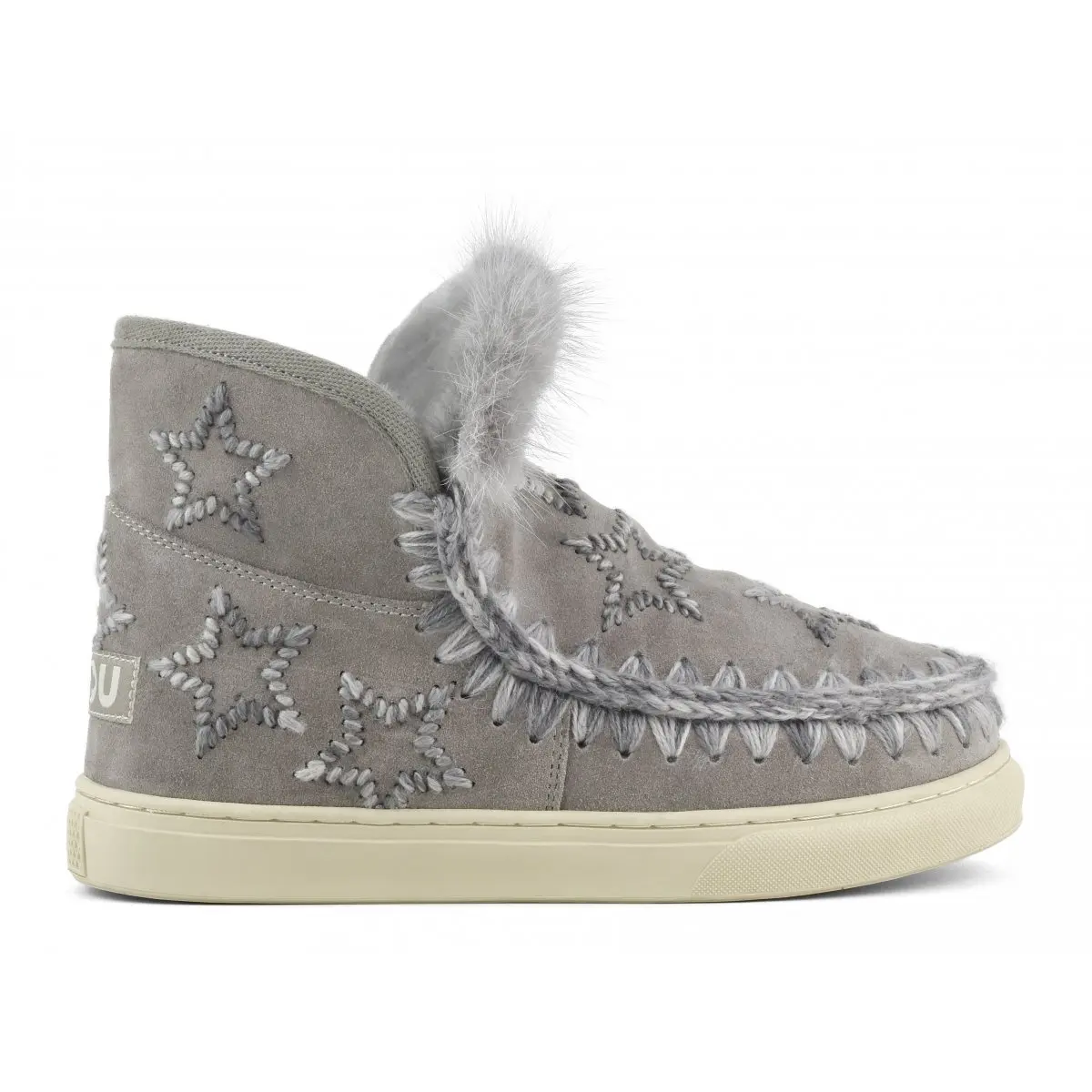 

2021 winter women snow ankle boots eskimo sneaker wool stars embroidery & fur trim sheepskin luxury brand ladies botines botas