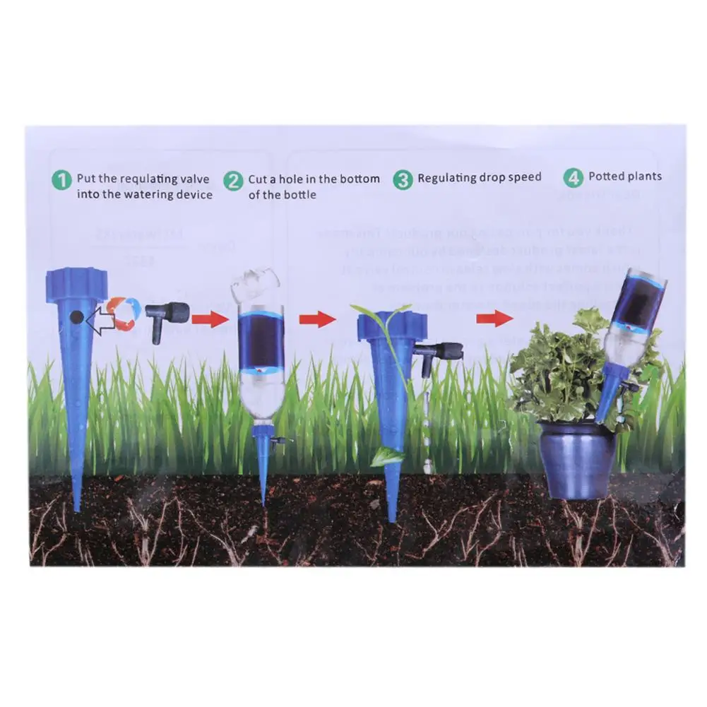 

Self-contained Auto Drip Irrigation System Automatic Watering Plant Stakes Easily Carrying Part Eco-friendly Tool