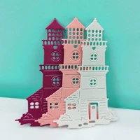 castle cutting dies scrapbooking diy molds card making decor craft embossing folder die cut stencil template craft mould new