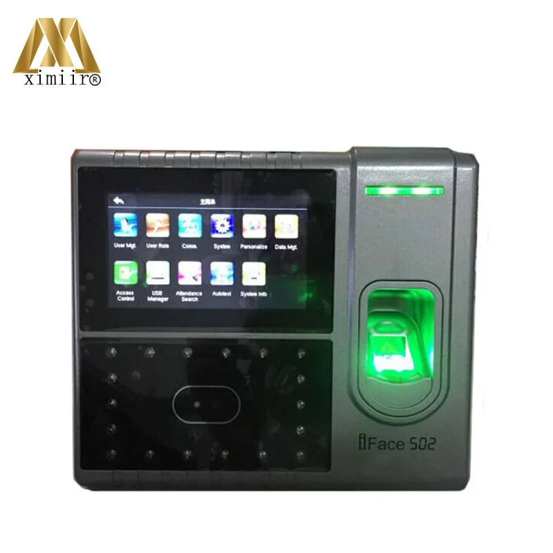 Бесплатная доставка Iface502 RS232 связь времени часы лица и отпечатков пальцев