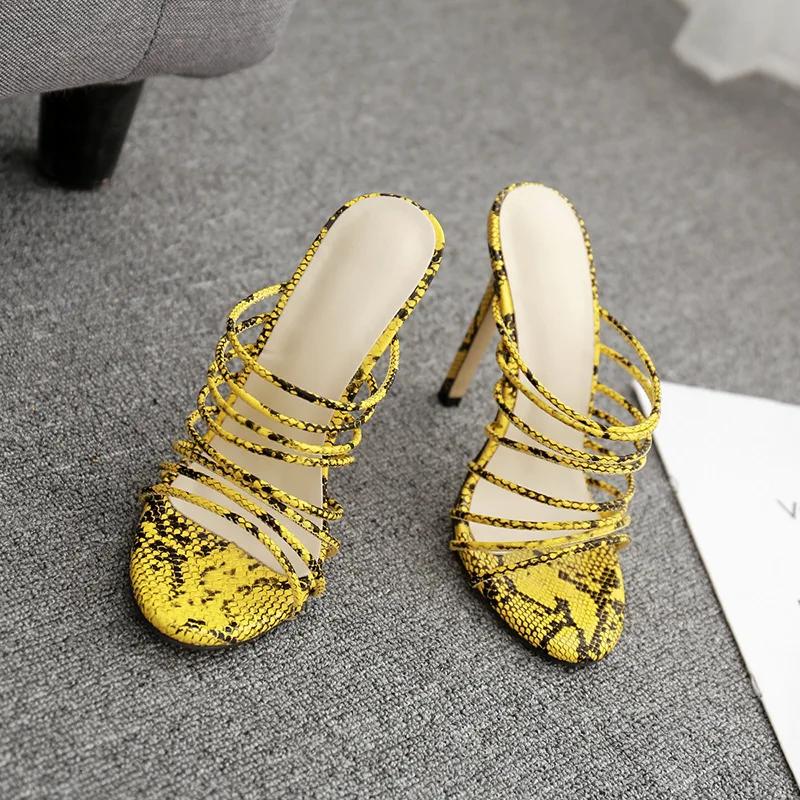 

Slipper Woman Sandals 2019 Sandals Snake High heel