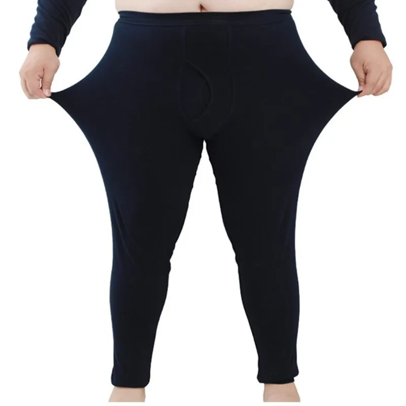 Мужское термобелье 7XL 6XL зимние леггинсы флисовые теплые длинные штаны 150 кг