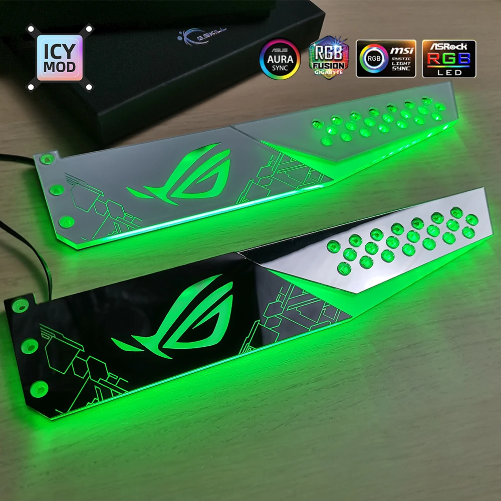 Зеркальный кронштейн для GPU акриловый ROG Faith 5 В/12 в VGA поддержка настраиваемого