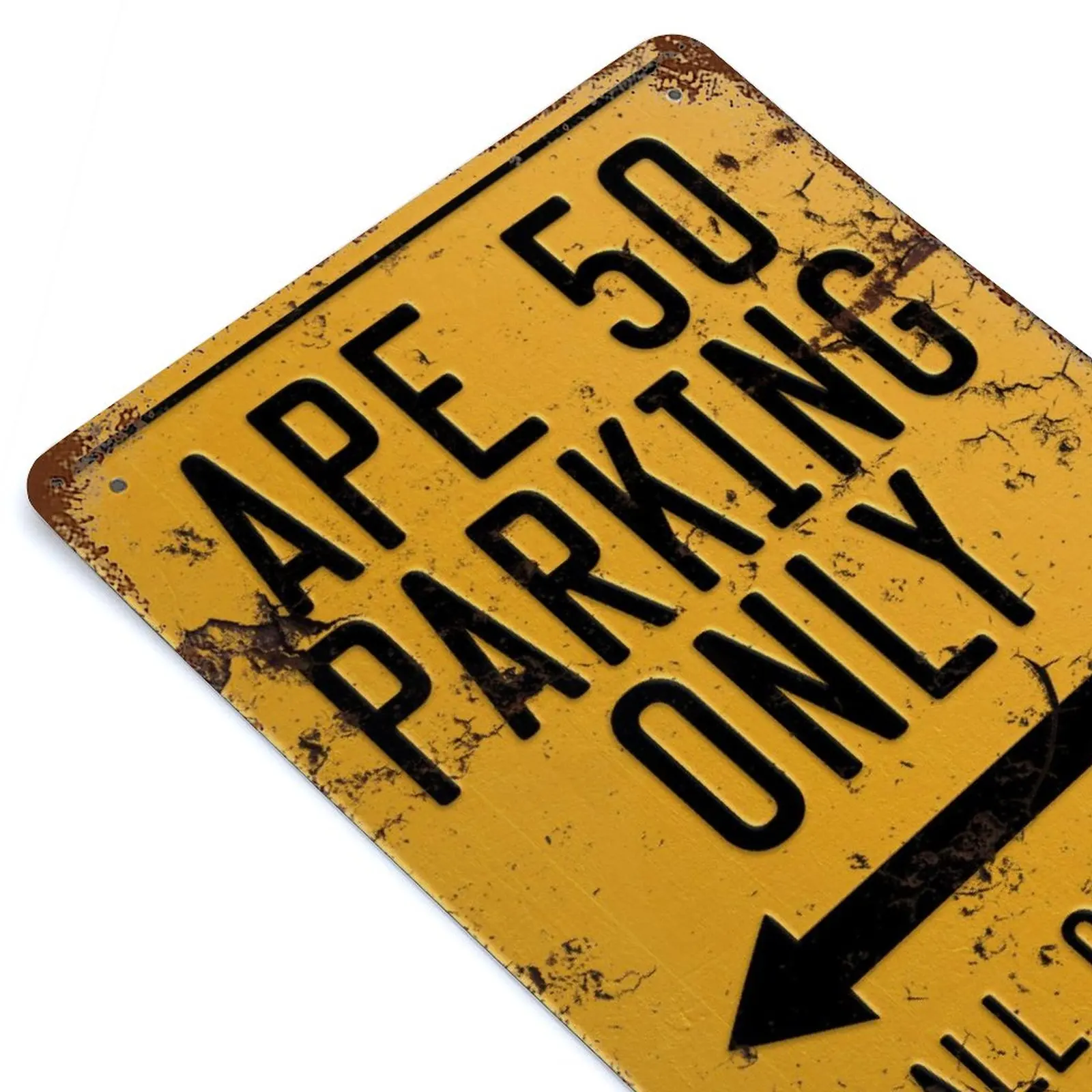 

Ape 50 Parking Printed Retro Metal Poster Home Wall Decoration Tin Sign Plaque