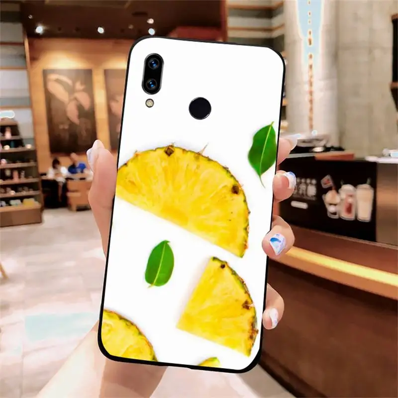 

Fruit Pink pineapple shell Phone Case For Xiaomi Redmi note 7 8 9 t k30 max3 9 s 10 pro lite