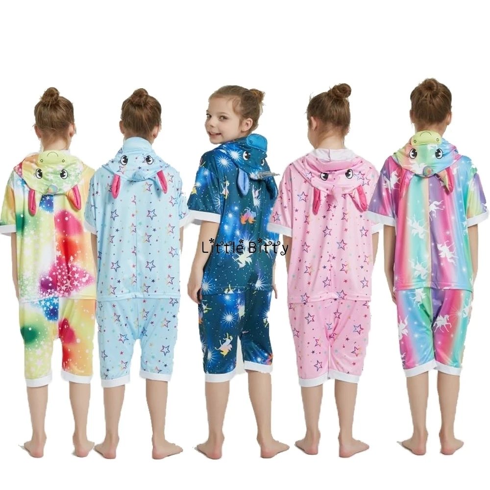 Кигуруми пижамы для мамы и детей комбинезон милая цельная Пижама пижама с