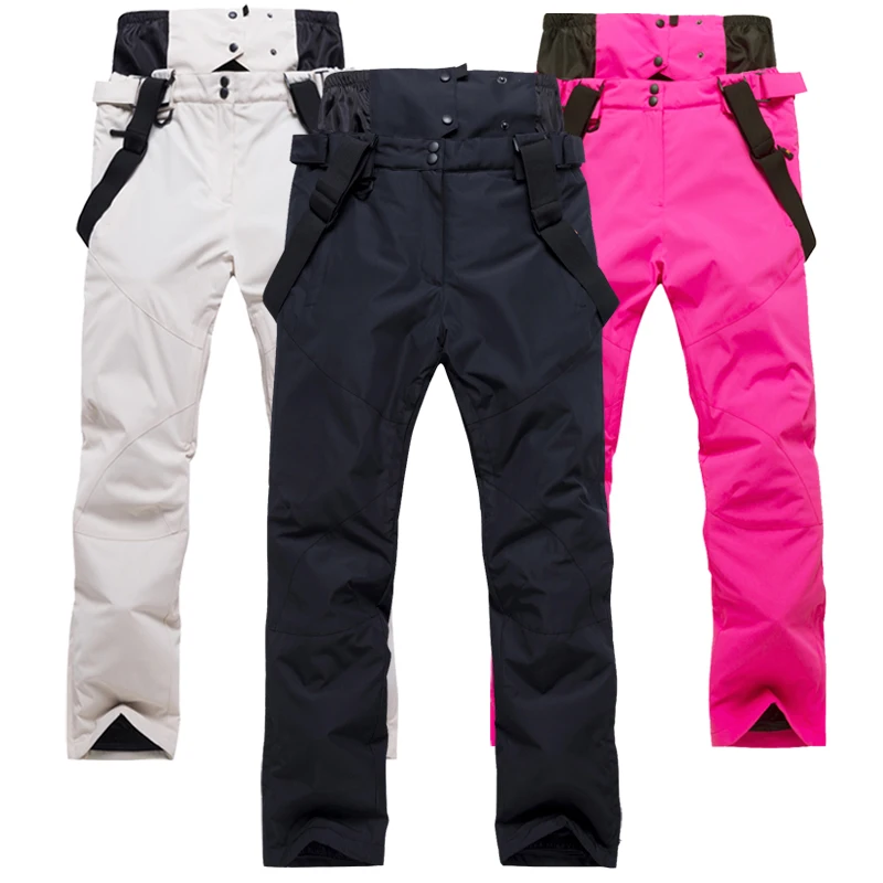 Мужские и женские брюки для альпинизма катания на лыжах ветронепроницаемые