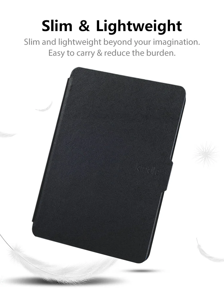 Умный чехол для Kindle 7 го поколения тонкий 2014 Магнитный из искусственной кожи с