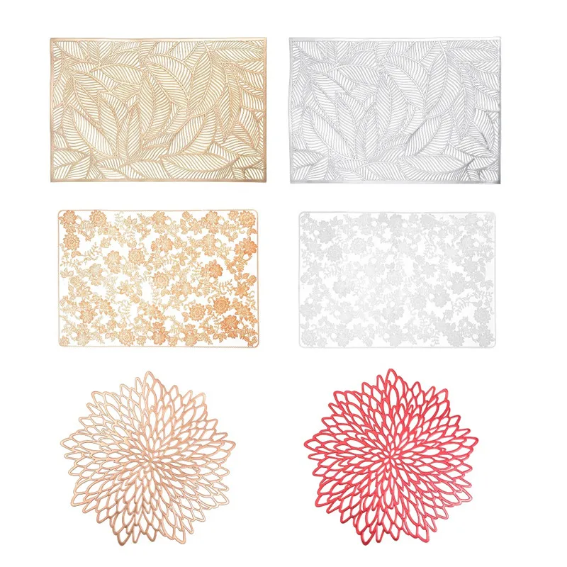 1 шт. ПВХ полые изоляционные подставки под столовые коврики для чаши домашний