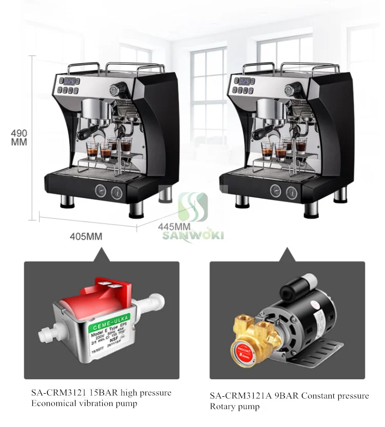 Кофеварка для эспрессо 3050 Вт 9 бар/15 бар|Кофемолки| |