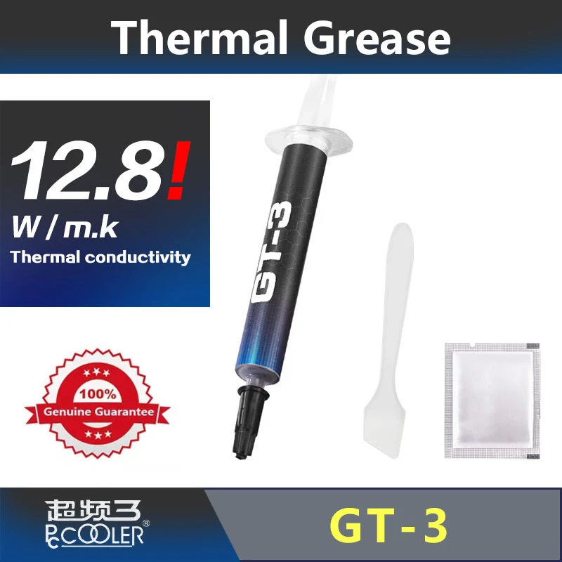 PCCOOLER GT-3 2g thermal grease desktop computer notebook thermal grease 12.5W thermal grease FOR GPU/CPU