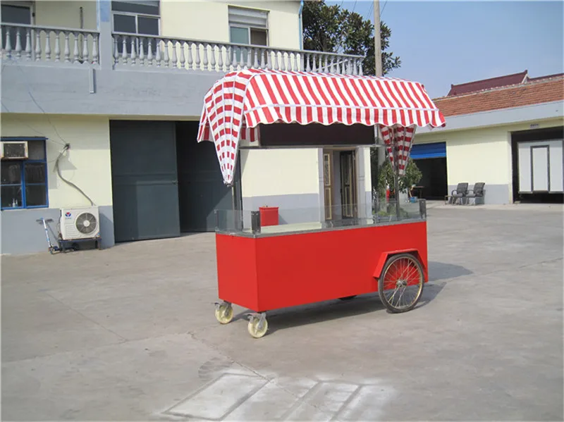 Настраиваемая китайская фабрика уличный продовольственный киоск тележка для