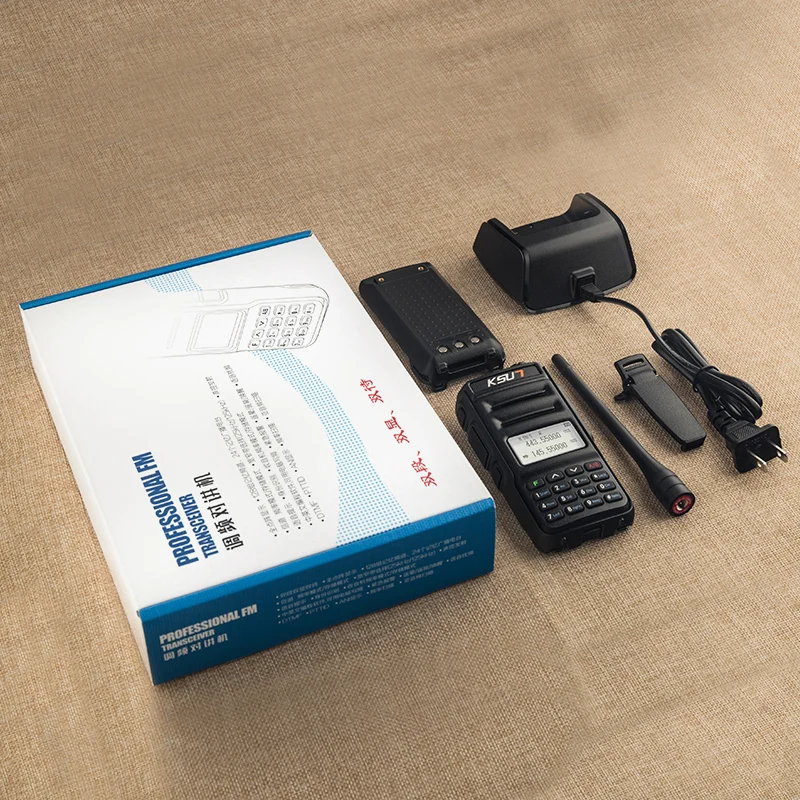 

Walkie Talkie Long Range Dual Band Two Way Radio Station VOX Communicator HF Transceiver Walkie-talkie