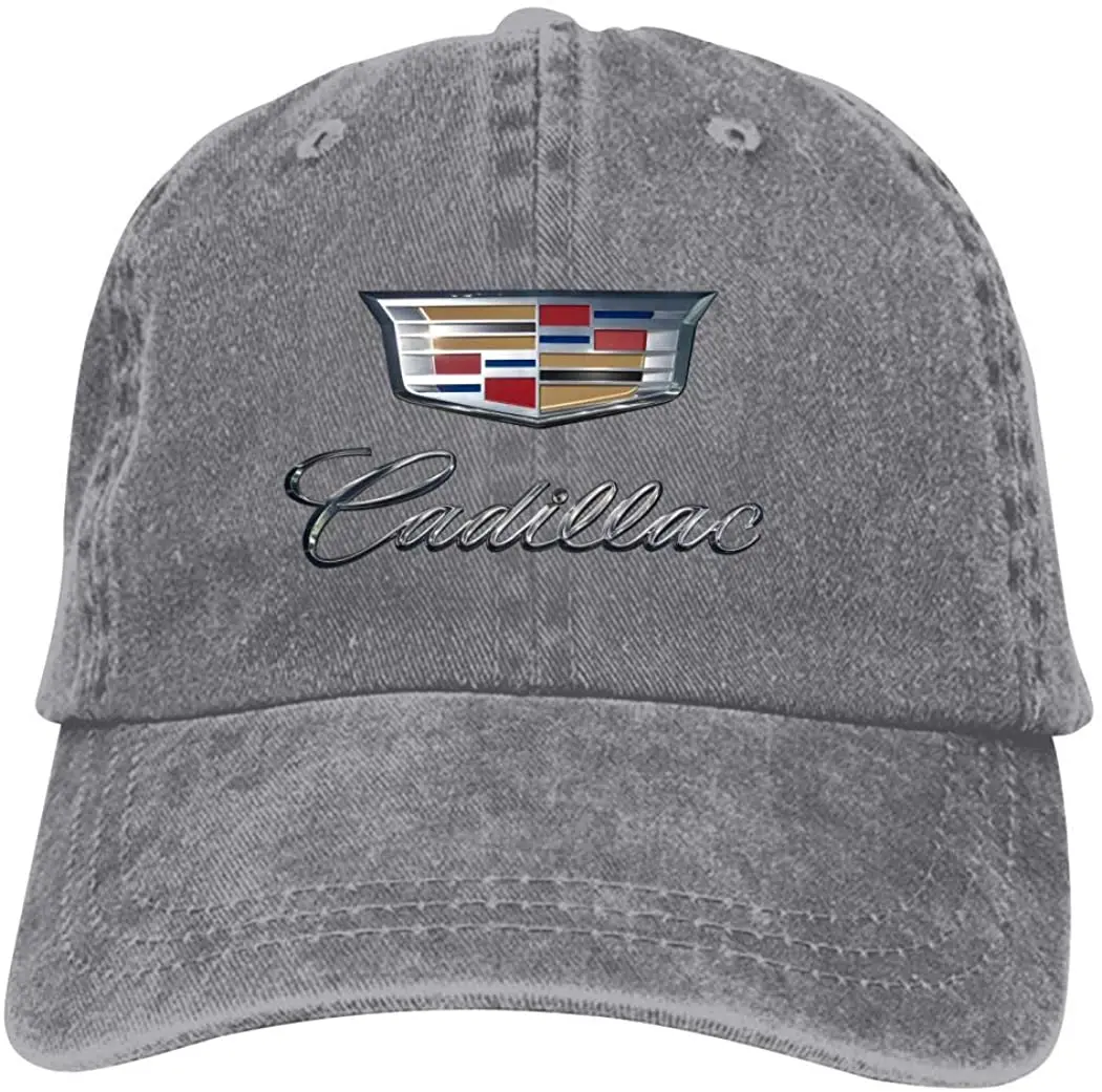 

Cadill-Ac Unisex Car Logo Cowboy Hat Adjustable Casual Baseball Cap Denim Dad Hat