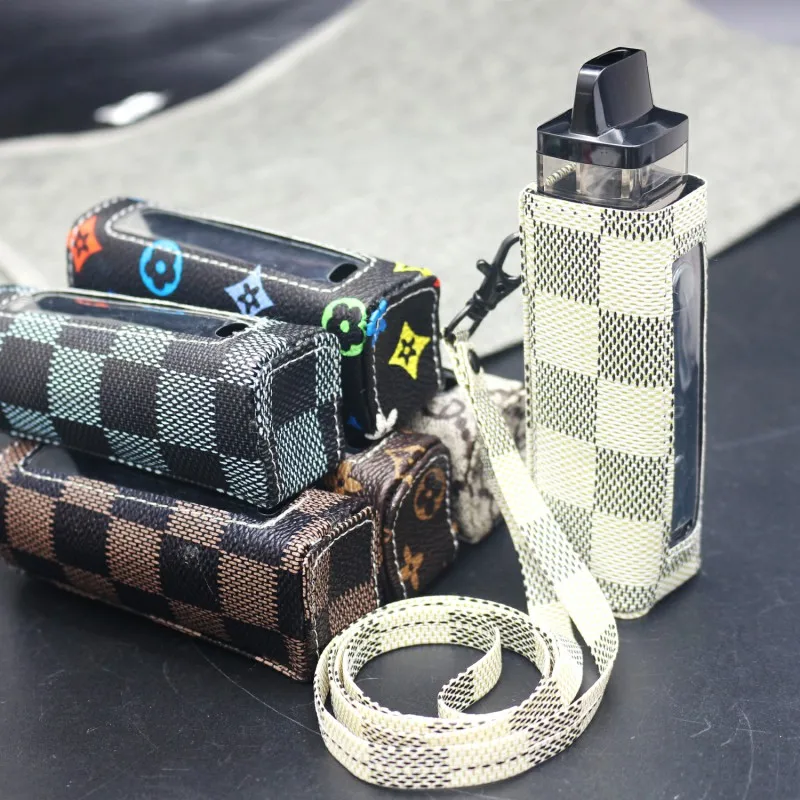 

Lovekeke leather Case for SMOK Vinci X Pod Kit Vape Silicone Cover Skin Protective Rubber Sleeve ModShield leather Wrap