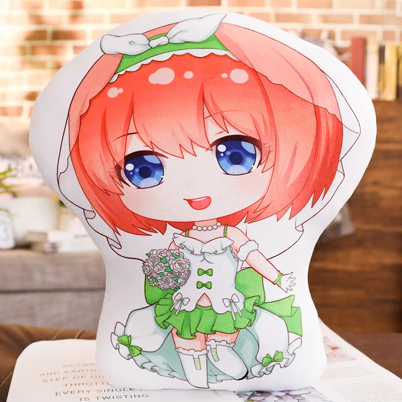 Аниме прекрасные пятиконечные подушки игрушка Ichika Nino Miku Yotsuba короткая набивная