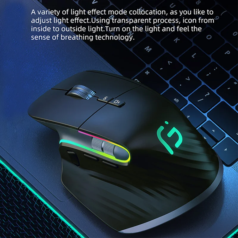 Type C 2.4G Wireless Mouse Rechargeable Silent Ergonomic Computer DPI Up 4000 For Tablet Macbook Air Laptop PC Gaming Office | Компьютеры