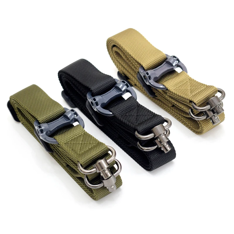 

Adjustable 1.25" Military Army Multi Tactical Rifle Mission Two 2 Points Gun Sling Quick Detach QD Swivel Hunting Gun Strap Gear