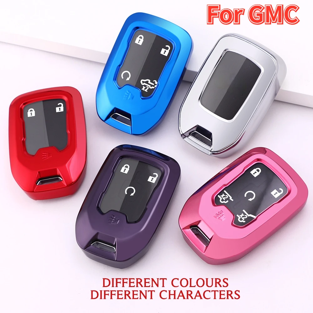 

Tpu Car Key Cover Case for Chevrolet 2015 2016 Gmc Yukon Suburban Tahoe Key Accessories