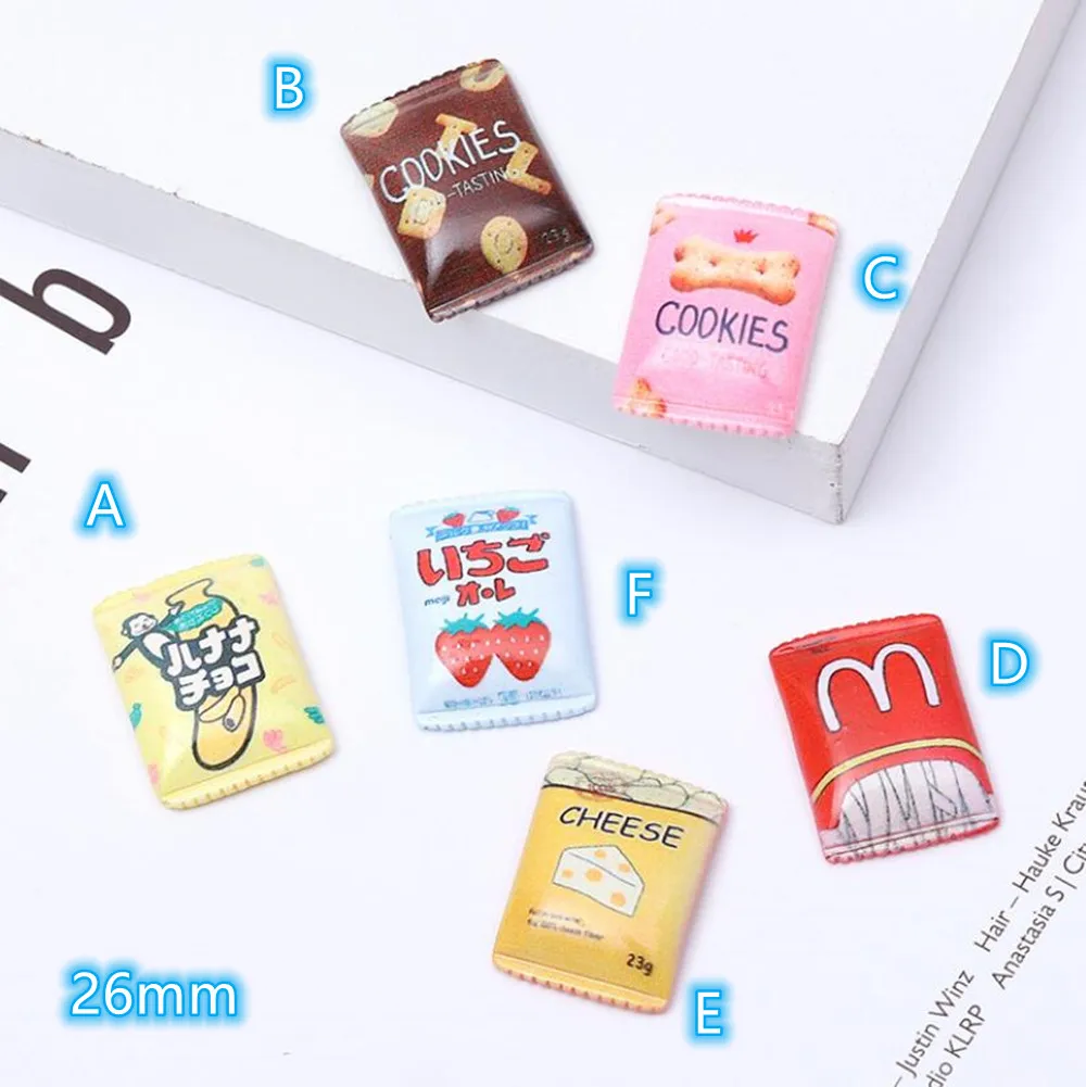 

20Pcs Cute Japanese Candy Flat Back Resin Cabochons Scrapbooking Sweet Candies Flatback DIY Jewelry Craft Decoration Accessories