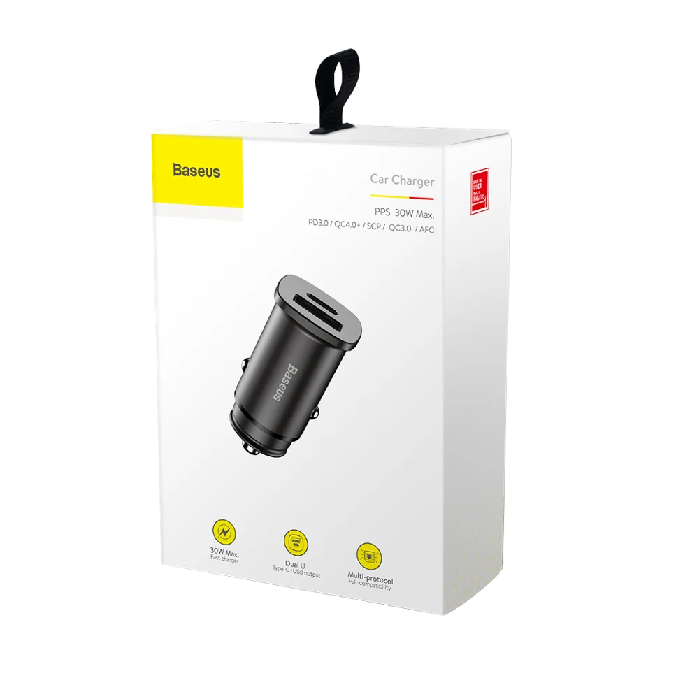 Baseus Быстрая зарядка 4,0 3,0 USB Автомобильное зарядное устройство для iPhone 11 Pro Max Xiaomi huawei SCP QC QC4.0 QC3.0 C PD быстрое автомобильное зарядное устройство для телефона