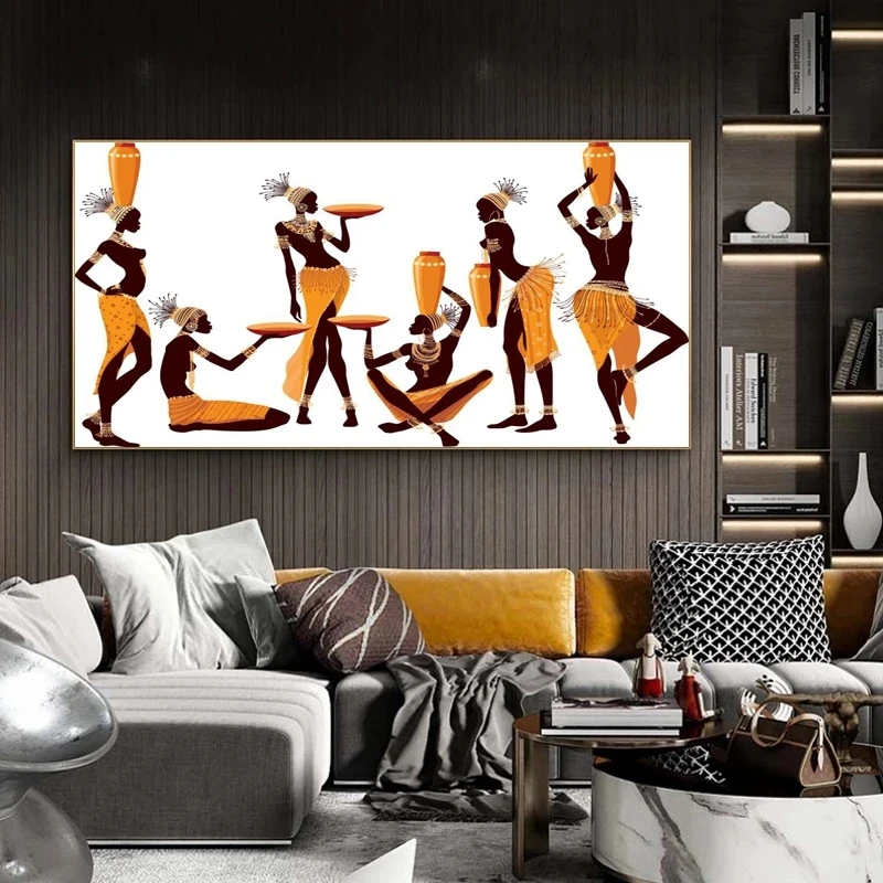 One Piece картина маслом с изображением Африканской женщины on Canvas абстрактные