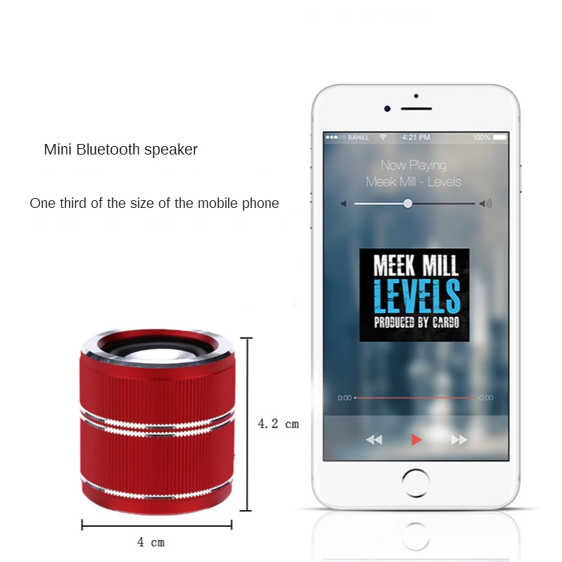 

Mini Metal Bluetooth Speaker Portable Wireless Bluetooth Small Speaker TWS Tandem Bluetooth Speaker