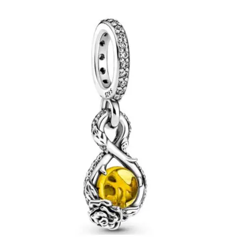 Authentic 925 Sterling Silver l I Love Shopping Handbag With Heart Charms Bead Fit Pandora Bracelet &amp Necklace Jewelry |