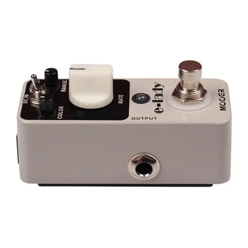 MOOER E-lady Классическая аналоговая звуковая педаль Flanger гитарный эффект настоящий