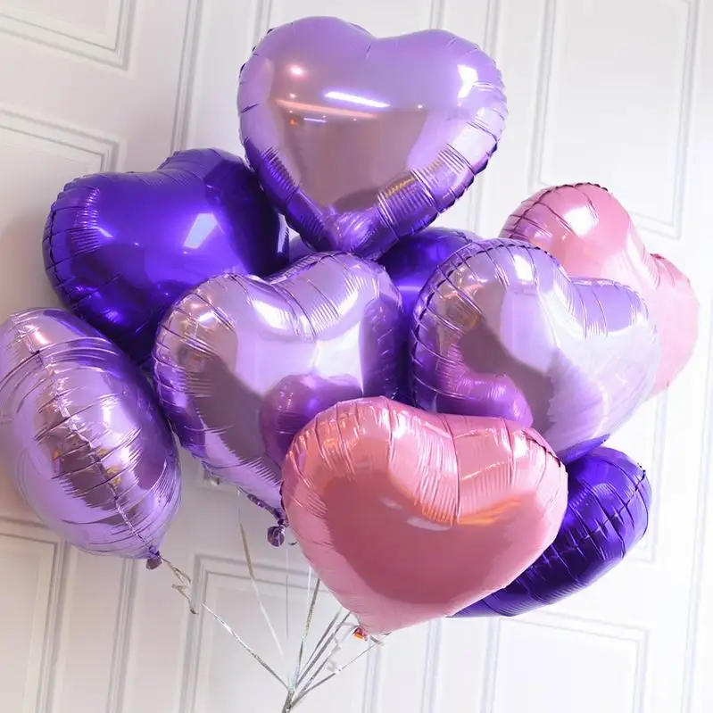 3colors 10 шт. 18 дюймов розовое золото Красный Розовый Любовь фольги сердце гелиевые шары Свадьба День рождения воздушные шары День Святого Валентина Globos поставки - Цвет: 3colors