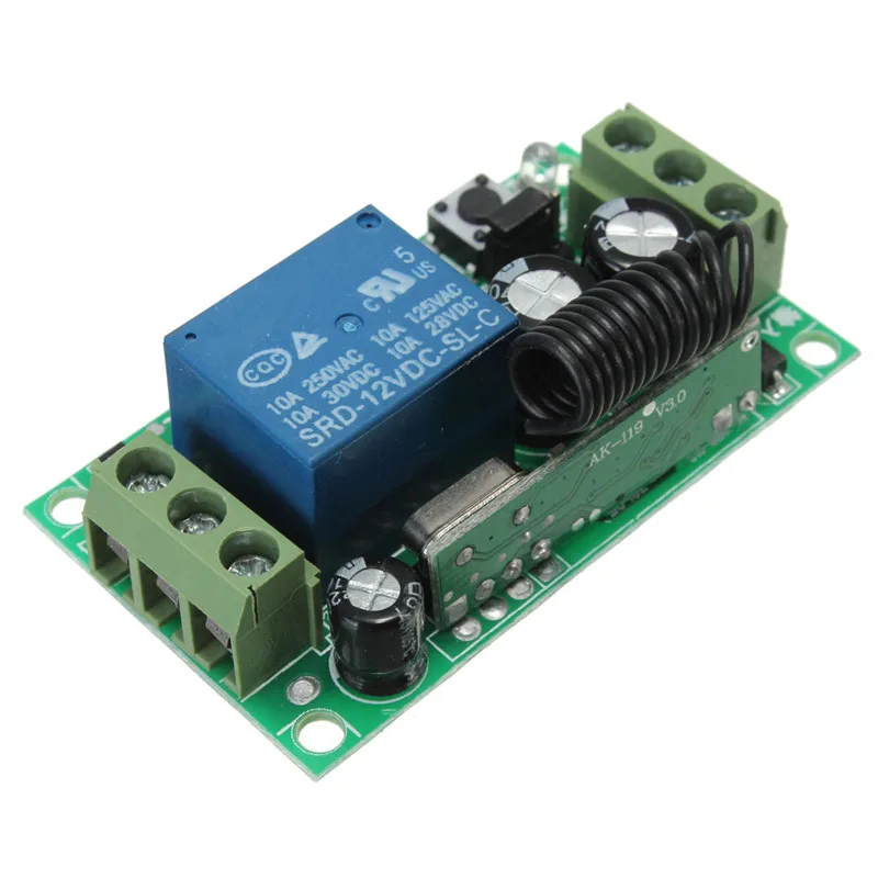 Dc 12V 10A 1Ch беспроводной переключатель системы дистанционного управления приемник
