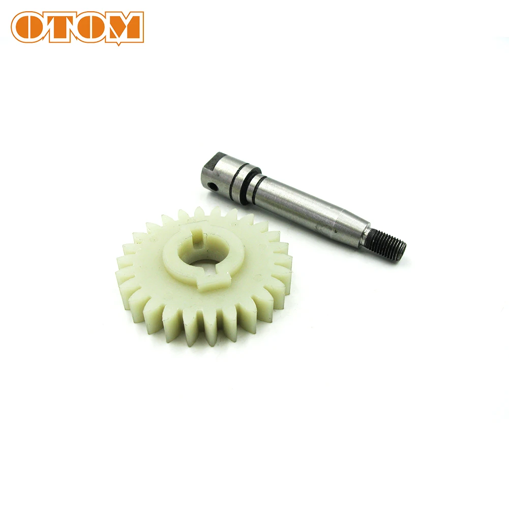 otom for honda water pump impeller gear motorcycle dirt bike engine part water cooled water pump shaft for ax 1 ax1 nx250 nx 250 free global shipping