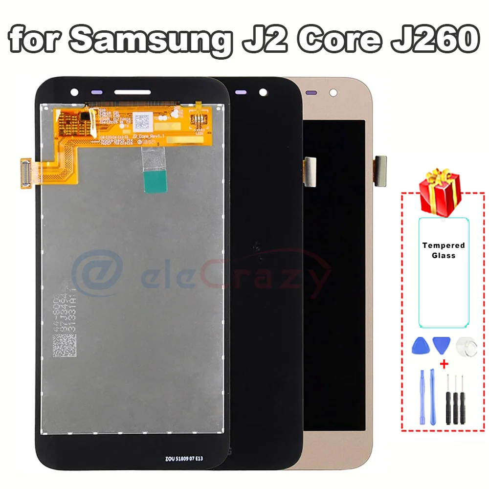 

ЖК-экран премиум-класса для Samsung Galaxy J2 Core j260, J260F J260G J260M J260Y, дисплей с сенсорным дигитайзером в сборе, замена
