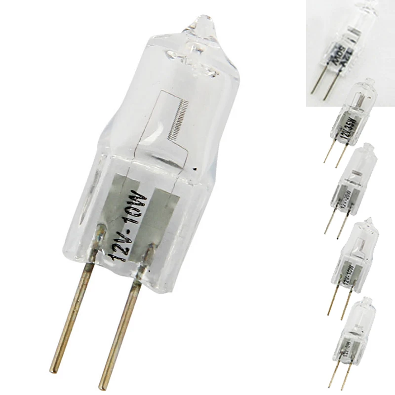 

Hot Sale G4 Halogen Capsule Lamps Light Bulbs 5W 10W 20W 35W 50W 12V 2Pin Bulb
