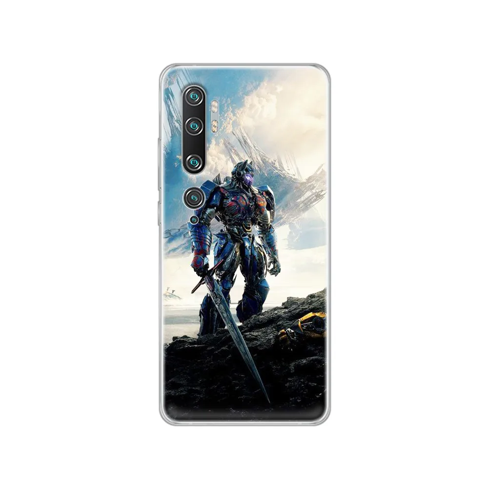 Трансформеры Autobots Роскошный чехол Прозрачный для телефона Корпус XIAOMI mi 3 4 5 5X 8 9 10