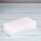 Прозрачный пластиковый портсигар, портативный тонкий чехол для сигар, контейнер для курения 45BE