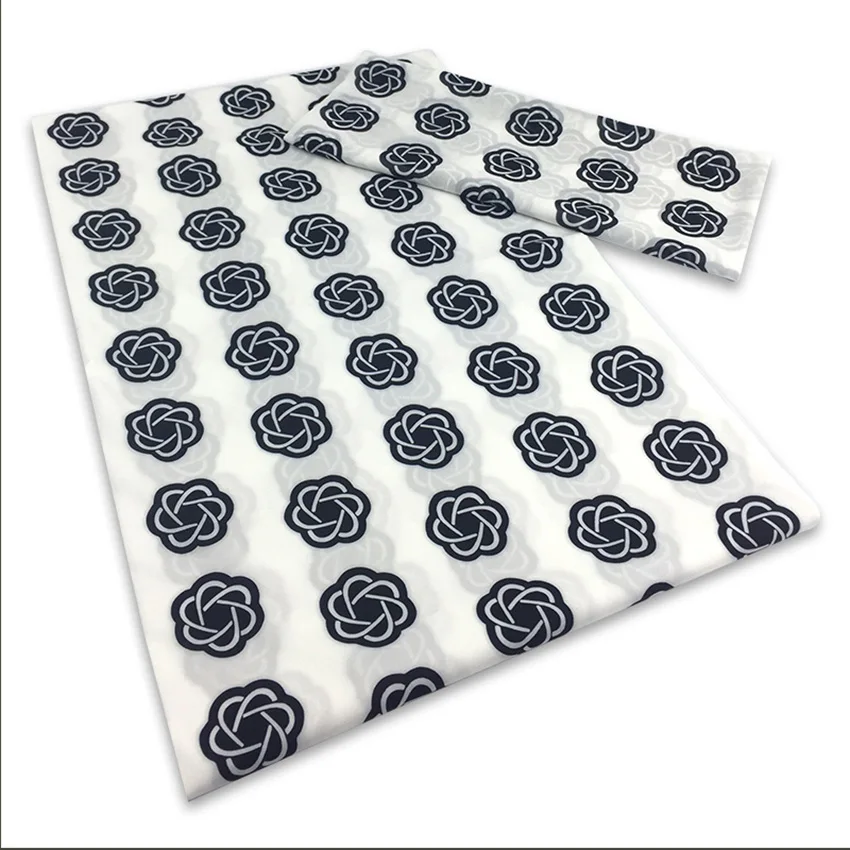 

New Arrival satin silk fabric Fashion african wax pattern tree flowers design silk fabric