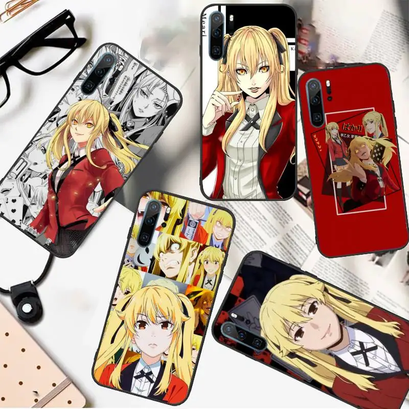 

Meari Saotome Kakegurui Jabami Yumeko Phone Case For Huawei honor Mate P 10 20 30 40 i 9 8 pro x Lite smart 2019 nova 5t