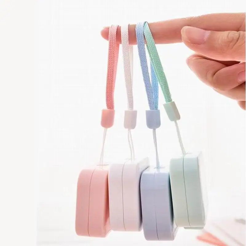 Случайный Цвет кожаная измерительная лента 1 5 м метрический гибкий линейка