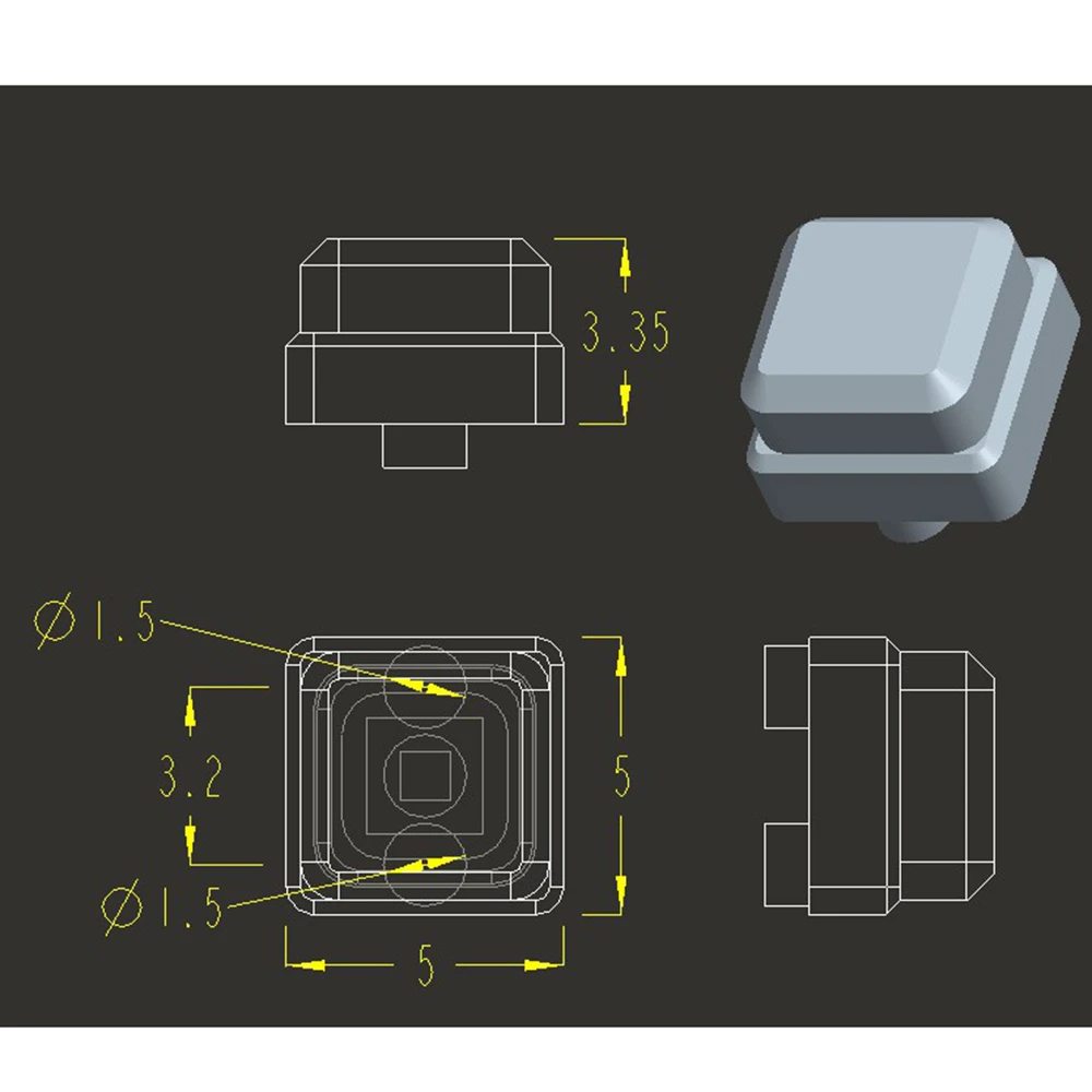 2 шт светодиодный сбоку конту