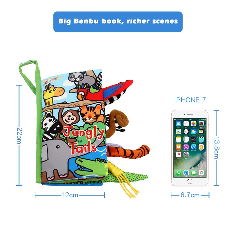 Новинка раннего образования головоломки из ткани 3D детские книги 0 3 лет игрушки с