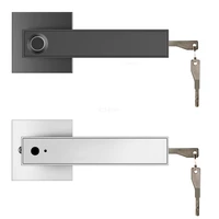 electronic fingerprint lock handle unlock keyless wireless smart sensor safety household anti theft lock for home office hotel