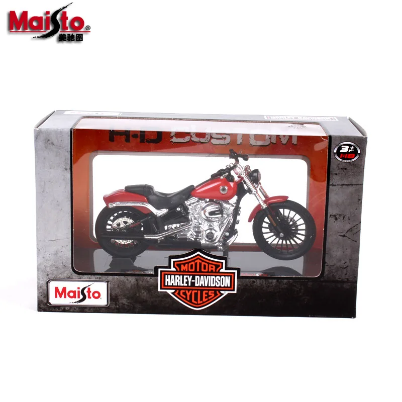 Maisto 1:18 Davidson 2016 Harley Breaker оригинальная Авторизованная модель мотоцикла из сплава