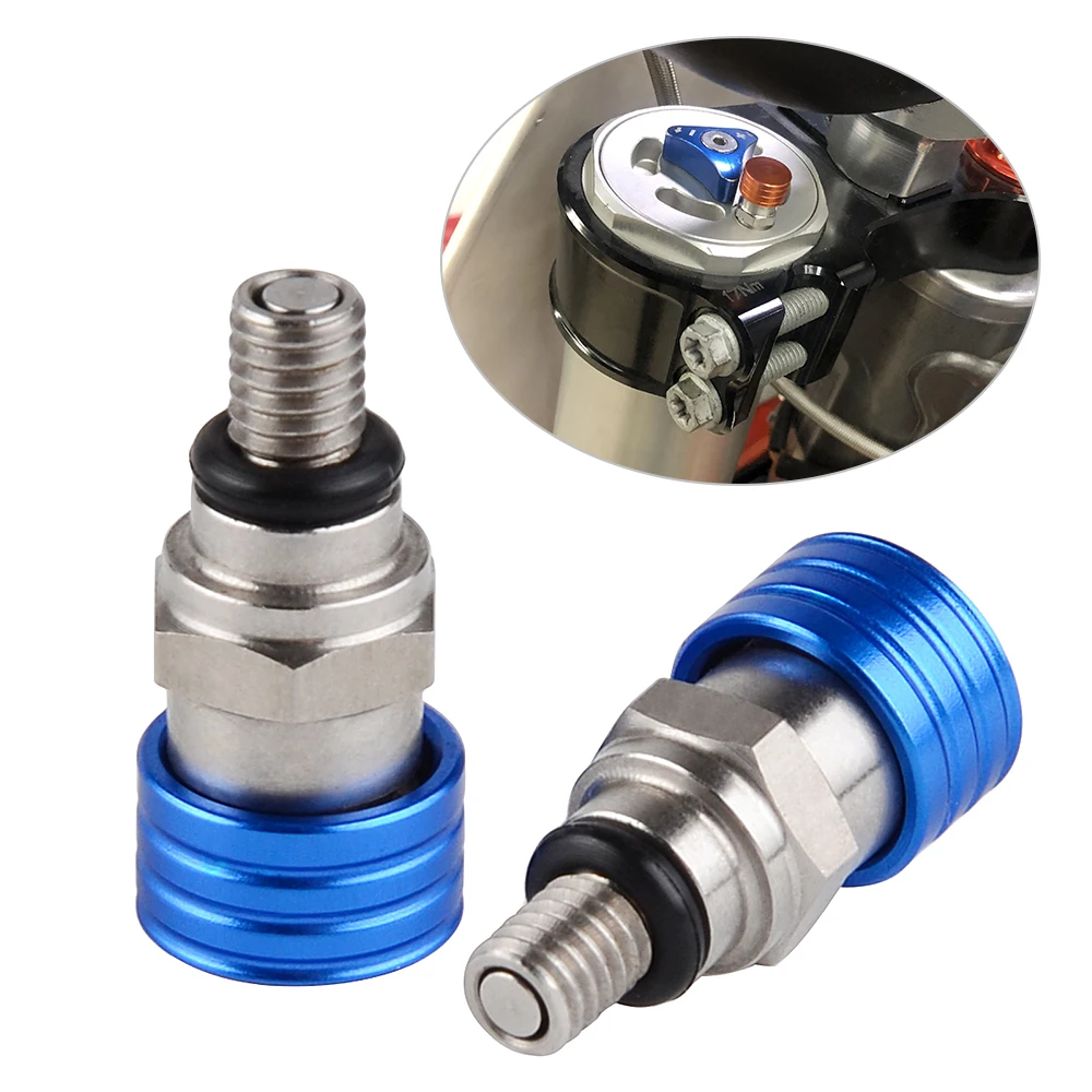 Клапан Воздушной вилки M5x0.8 для YAMAHA YZ YZF WR WRF 125 250 250R 250X 450 TTR 230 Honda CR CRF Kawasaki KX KLX KDX |