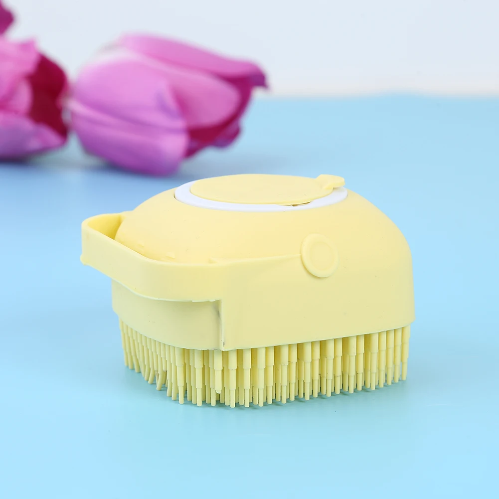 

Shower Silicone Brush Shower Gel Rubbing Massager Comb Scalp Shower Body Brush Back Massage Brush Bathroom Supplies