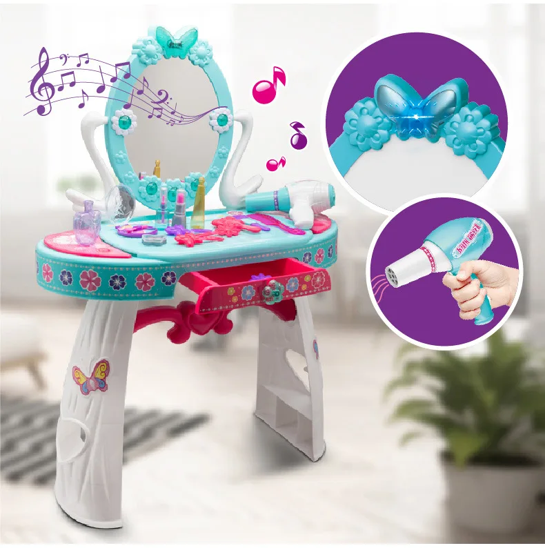 26PCS 69.5cm игрушки для девочек детская косметика Музыки и Свет девочек|Салон