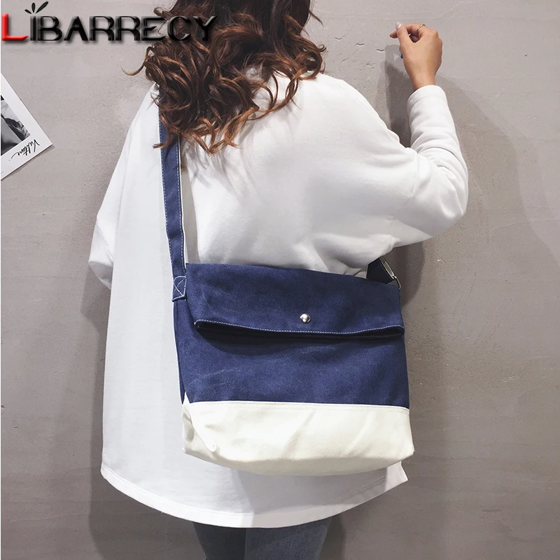 

Женская Лоскутная сумка-мессенджер, повседневная холщовая вместительная сумка через плечо, 2021