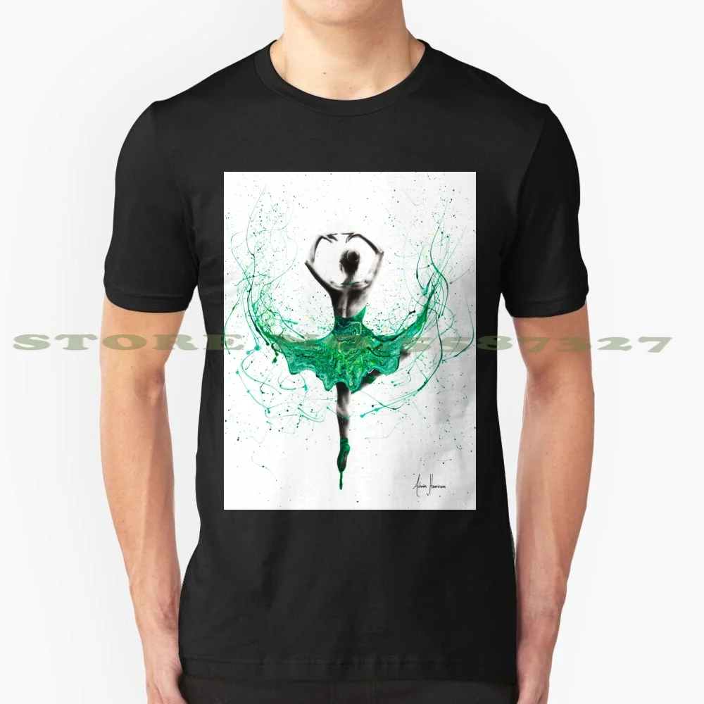 Балерина в пачке черная белая футболка для мужчин и женщин эшвин Харрисон