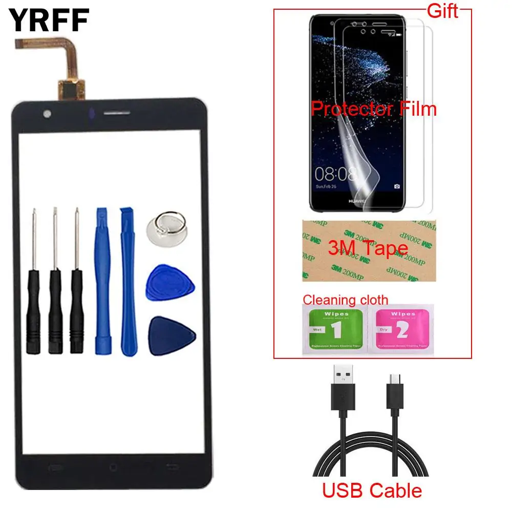 

YRFF Moible Phone Touch Screen For BQ BQ-5503 BQ 5503 Nice 2 TouchScreen Touch Screen Digitizer Panel Glass Sensor Tools Gift